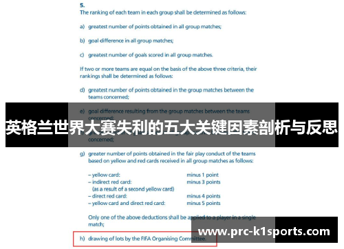 英格兰世界大赛失利的五大关键因素剖析与反思