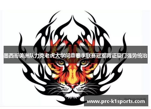 墨西哥美洲队力克老虎大学问鼎春季联赛冠军再证豪门强势统治 墨西哥美洲队力克老虎大学问鼎春季联赛冠军再证豪门强势统治